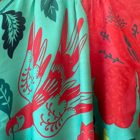 Farm Rio X Anthropologie Full Sleeved Maxi Dress Sz. XS - Picture 8 of 15